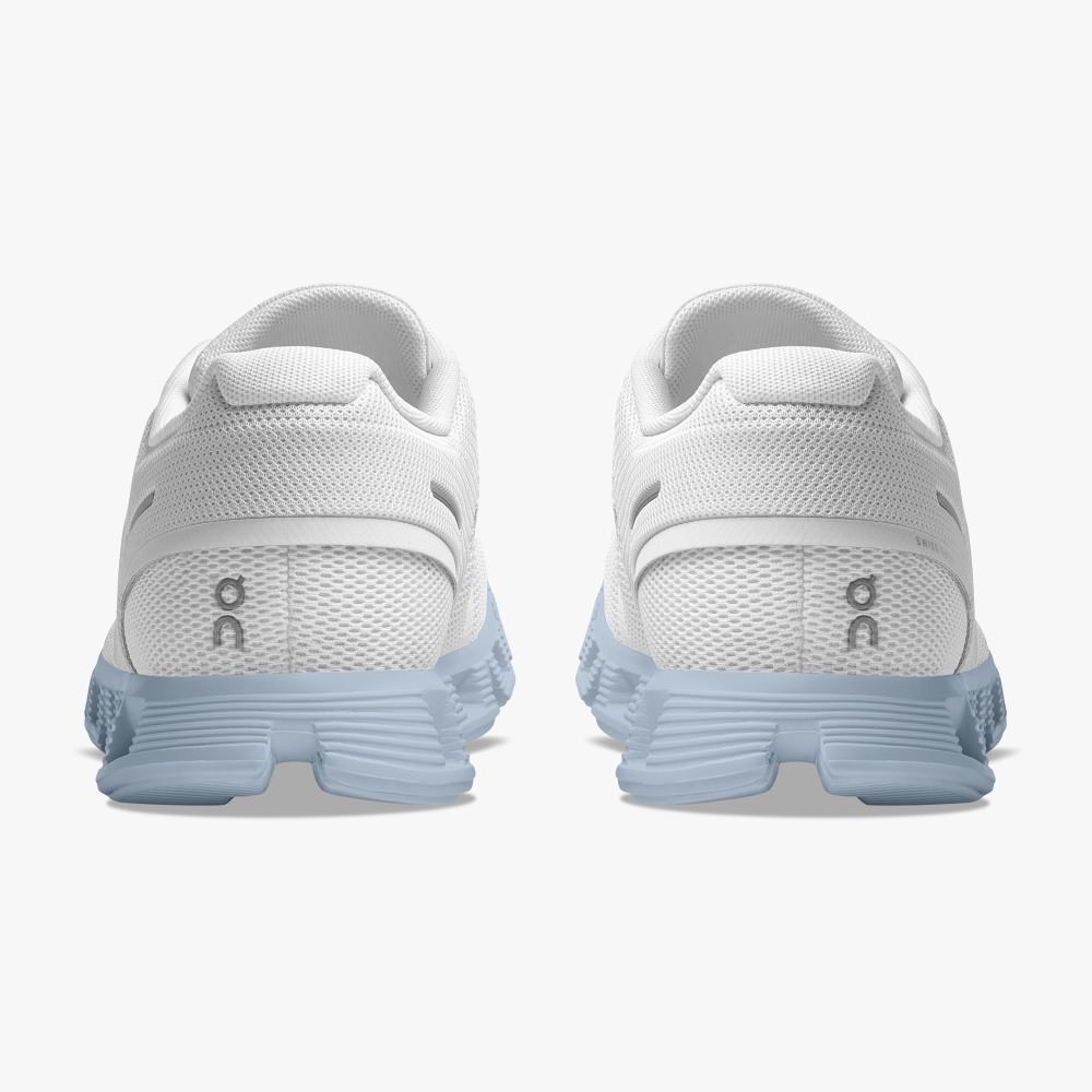 On Running 5 - the lightweight shoe for everyday performance - White | Chambray ON95XF310