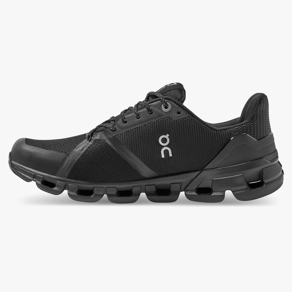 On Cloudflyer Waterproof - Waterproof Stability Running Shoe - Black | Lunar ON95XF135