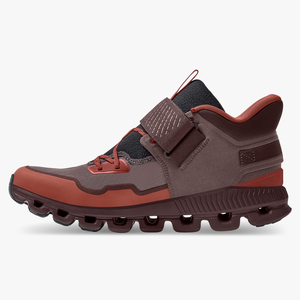 On Running Hi Edge Defy: active urban shoes for cold weather - Grape | Ox ON95XF197