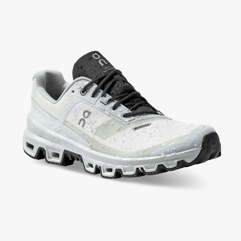 On Cloudventure Waterproof: Trail Running Shoe - Glacier | Black ON95XF109