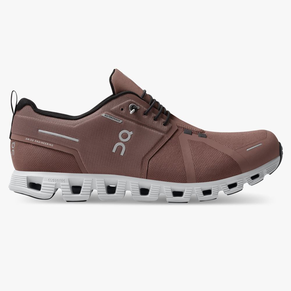 On Running 5 Waterproof - Lightweight Waterproof Running Shoe - Cocoa | Frost ON95XF172