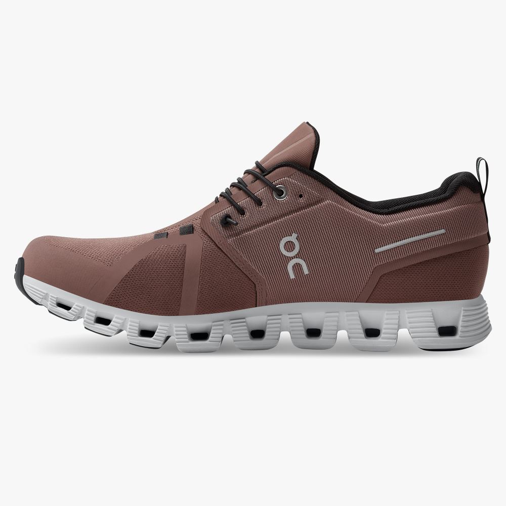 On Running 5 Waterproof - Lightweight Waterproof Running Shoe - Cocoa | Frost ON95XF172