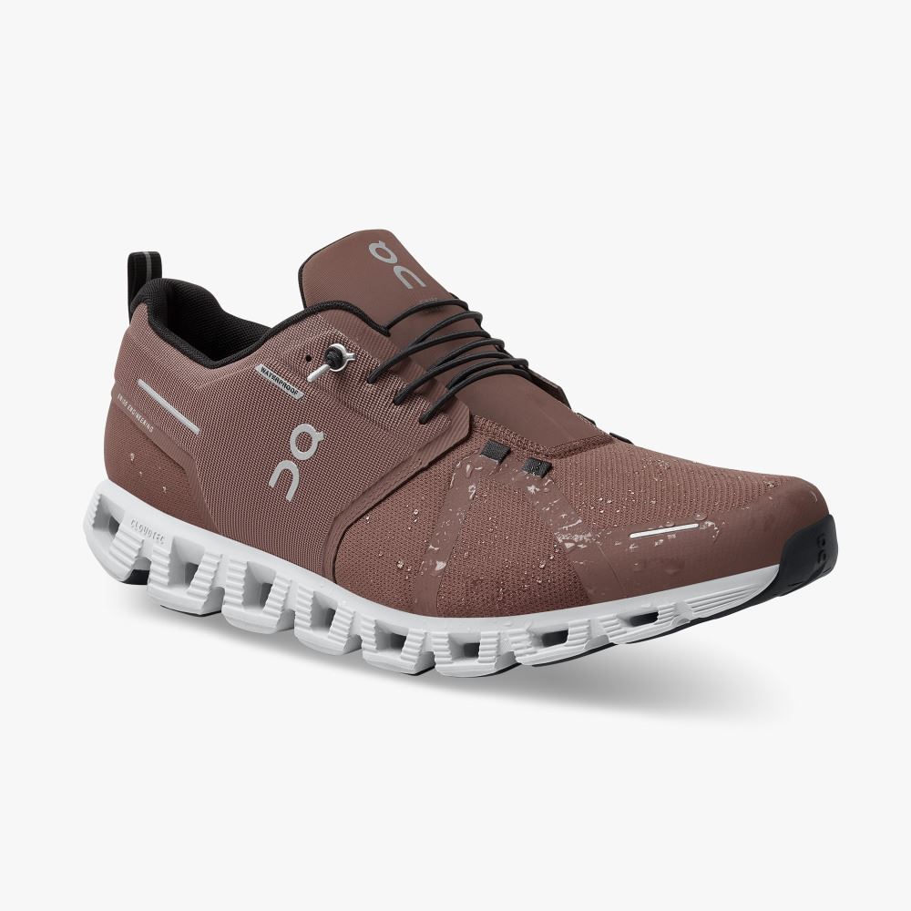 On Running 5 Waterproof - Lightweight Waterproof Running Shoe - Cocoa | Frost ON95XF172