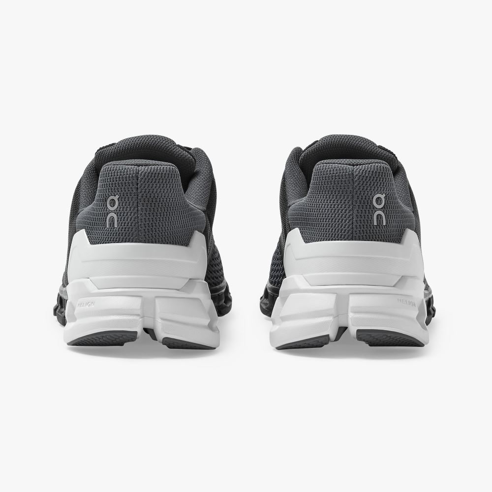 On Cloudflyer: Supportive Running Shoe. Light & Stable - Black | White ON95XF46
