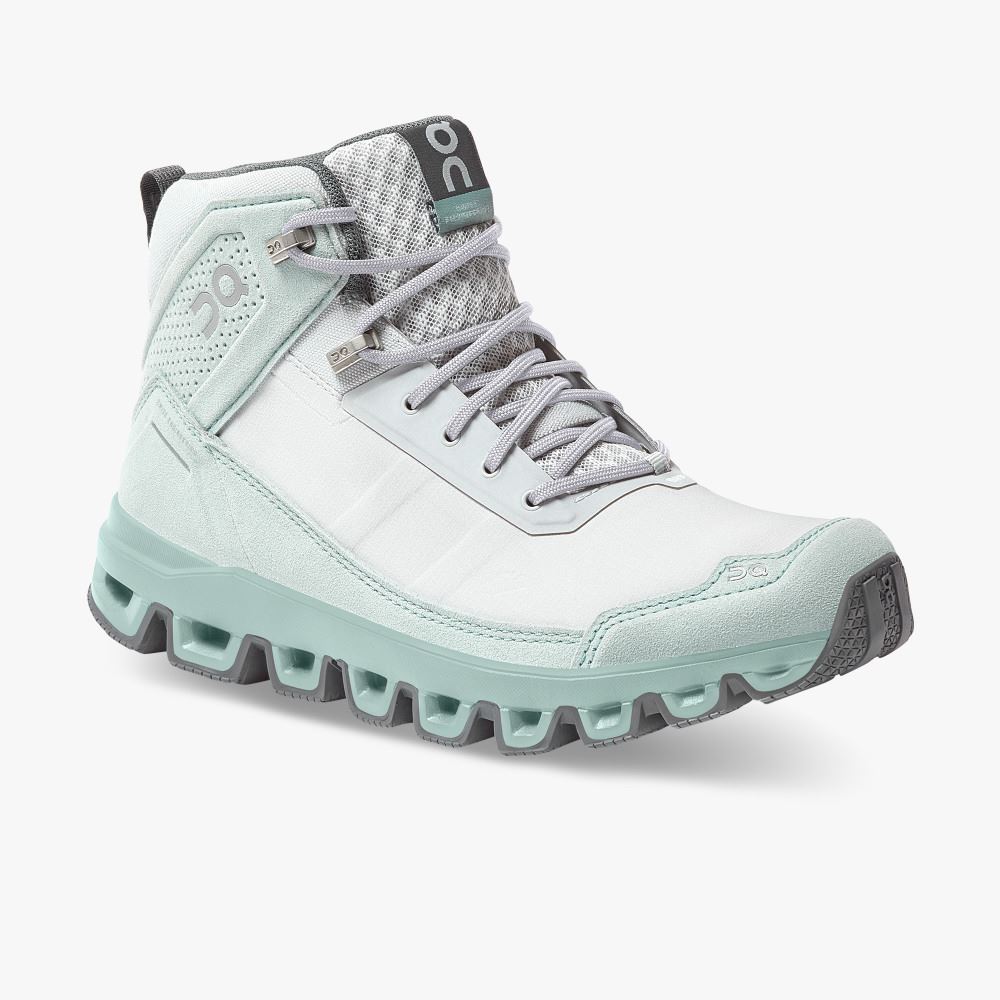 On Cloudridge: ultralight, high-comfort hiking boot - Glacier | Sea ON95XF91 - Click Image to Close