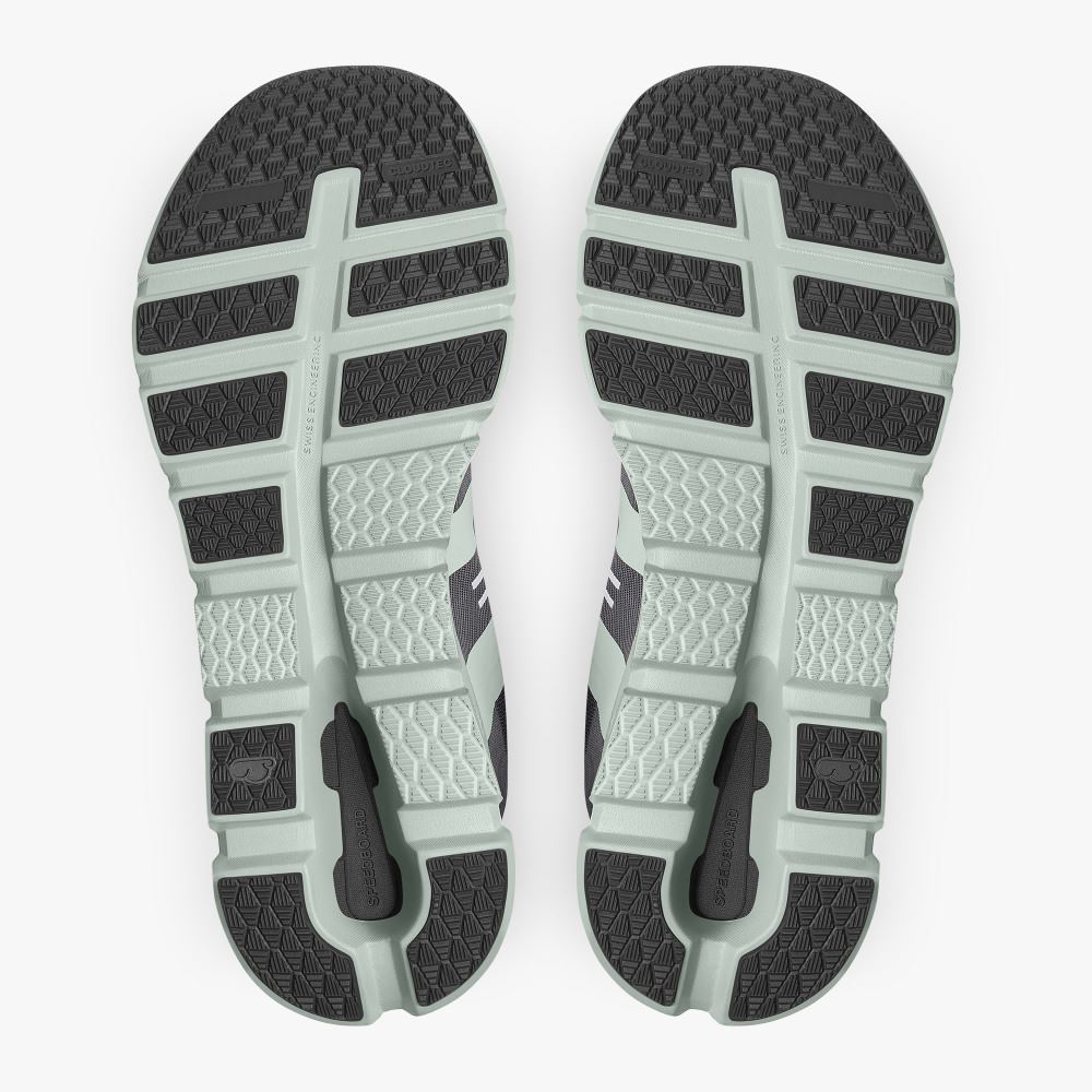 On The Cloudrunner: Supportive & Breathable Running Shoe - Alloy | Moss ON95XF31