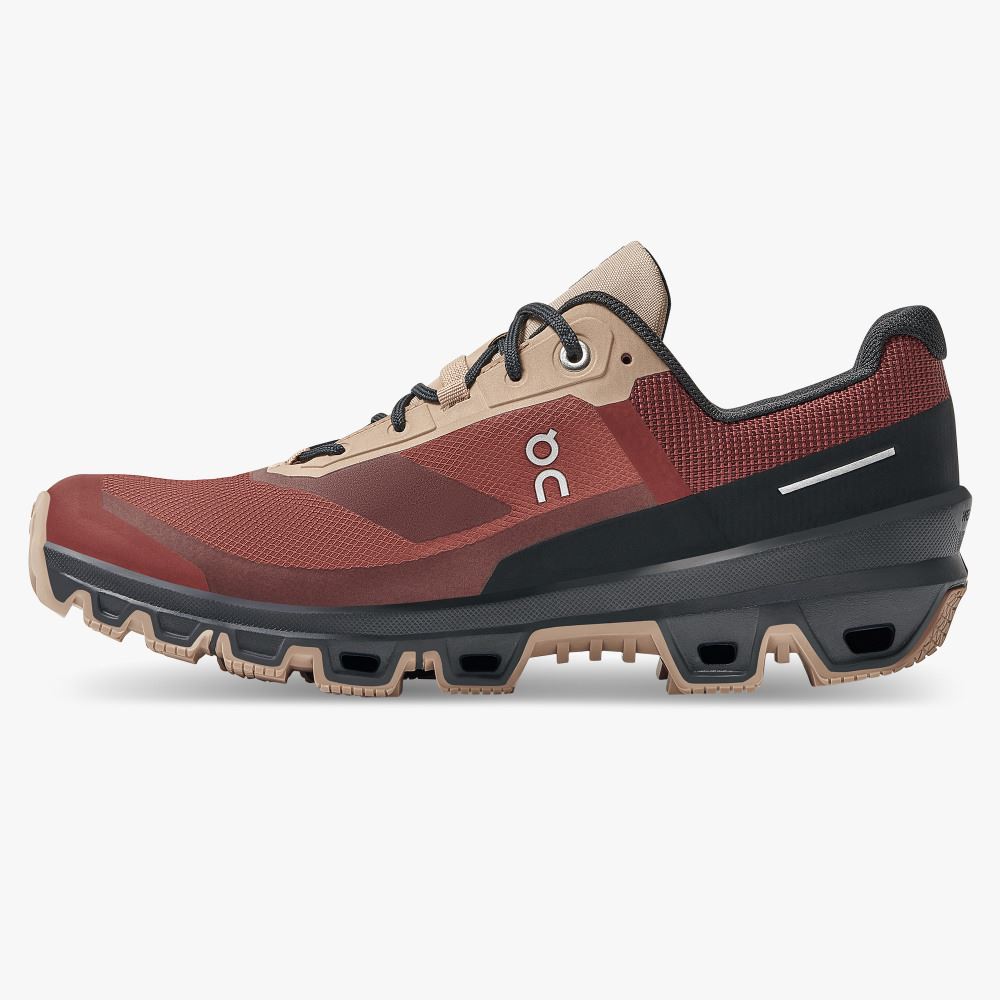 On Cloudventure Waterproof: Trail Running Shoe - Ruby | Magnet ON95XF110