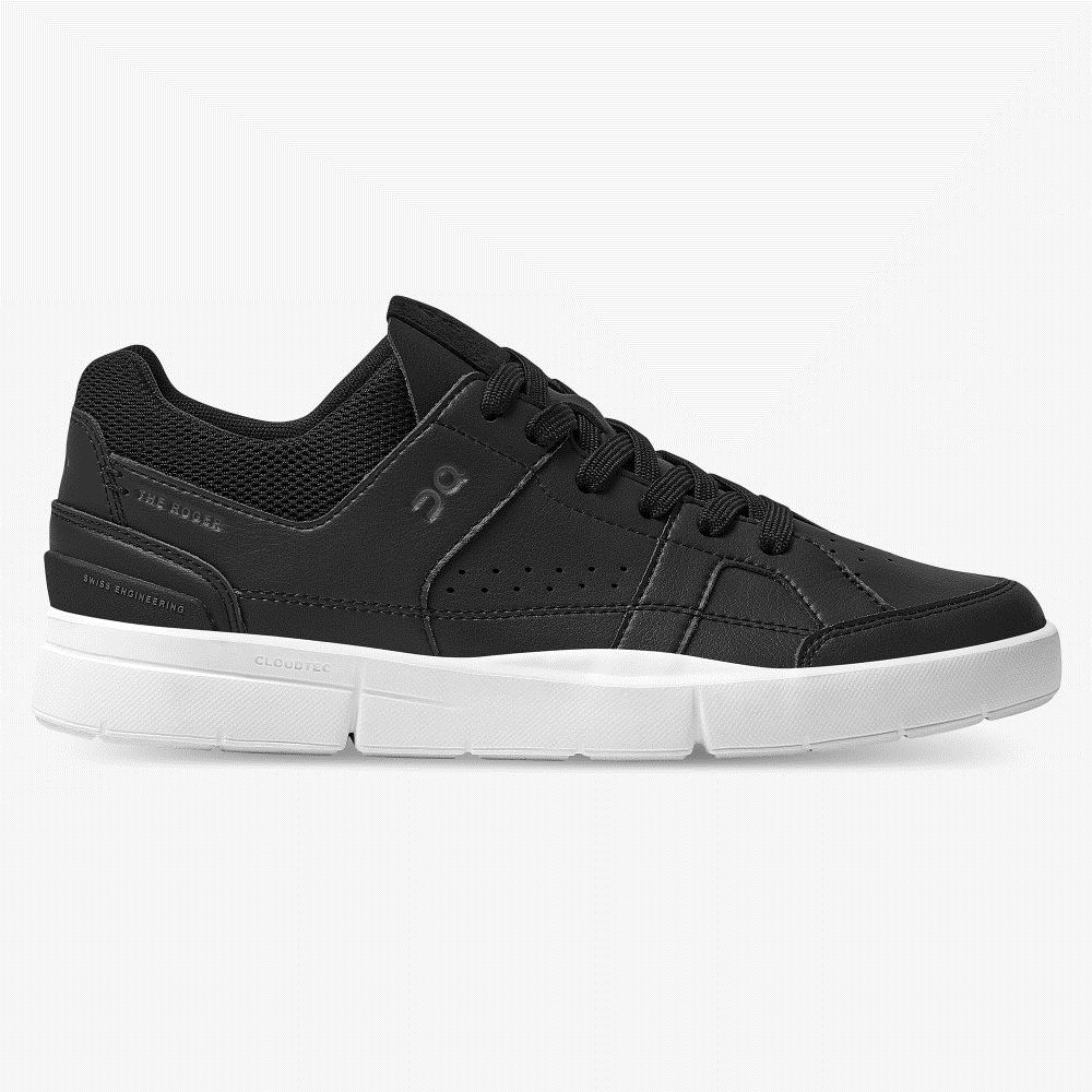 On THE ROGER Clubhouse: the expressive everyday sneaker - Black | White ON95XF286