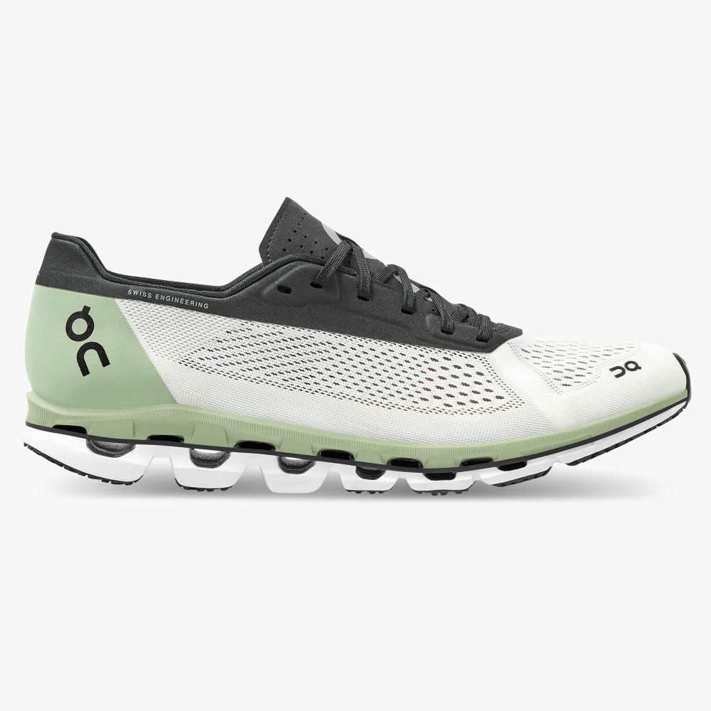 On Cloudboom: carbon fiber plate racing shoes - White | Black ON95XF39