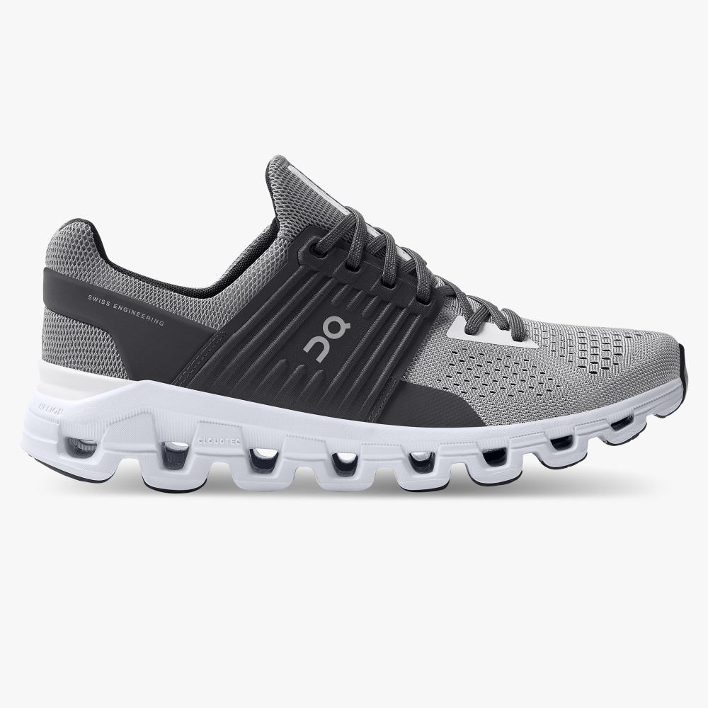 On Cloudswift - Road Shoe For Urban Running - Alloy | Eclipse ON95XF264