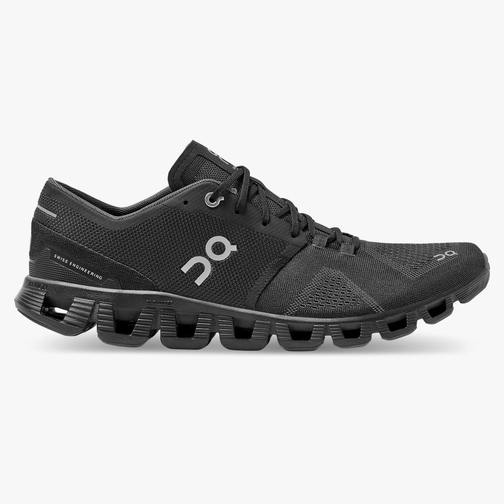 On New Cloud X - Workout and Cross Training Shoe - Black | Asphalt ON95XF240