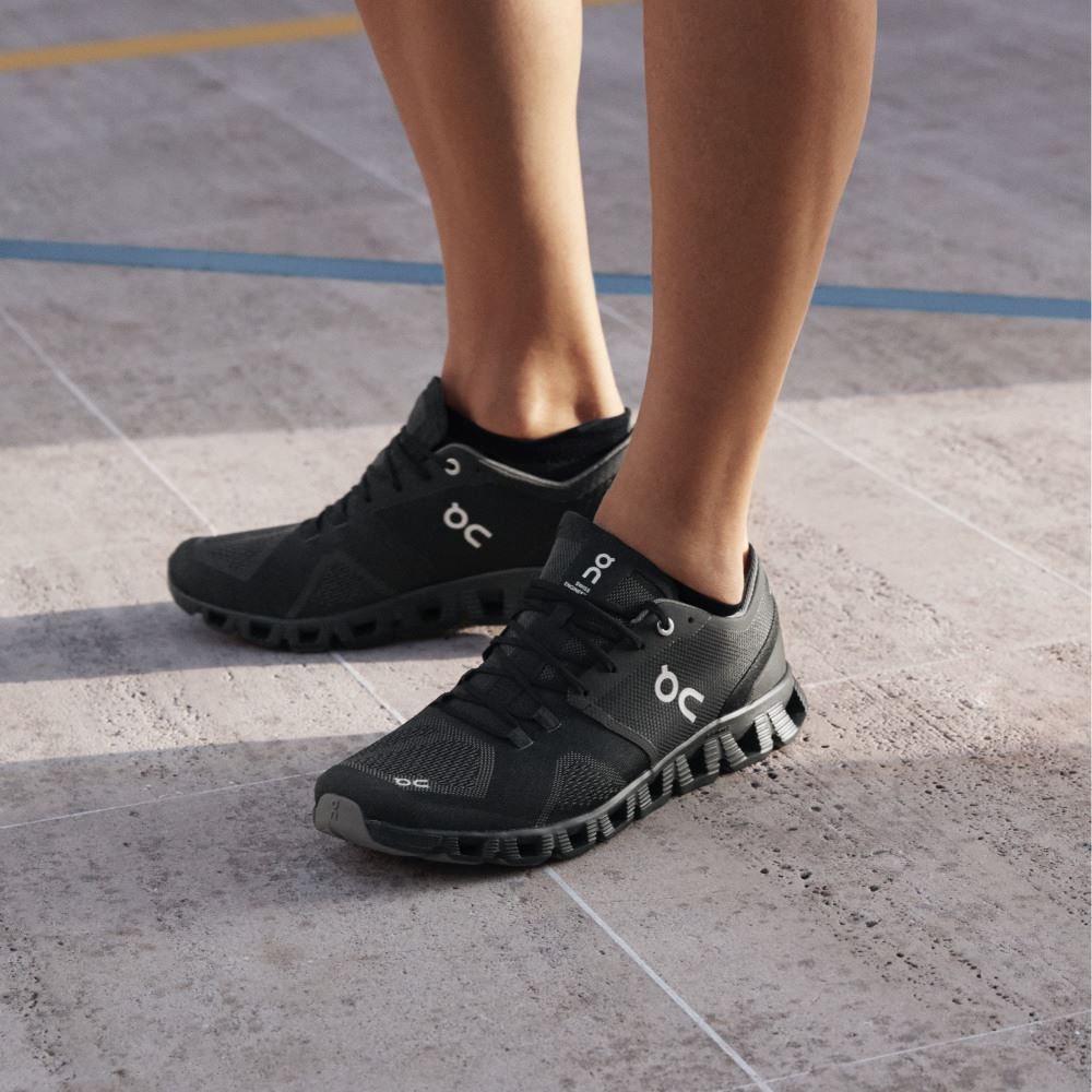 On New Cloud X - Workout and Cross Training Shoe - Black | Asphalt ON95XF240