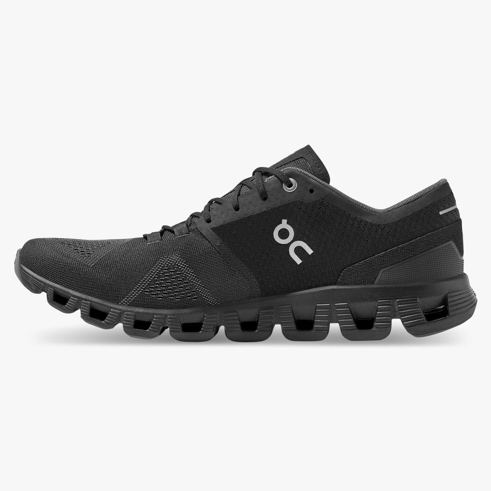 On New Cloud X - Workout and Cross Training Shoe - Black | Asphalt ON95XF240