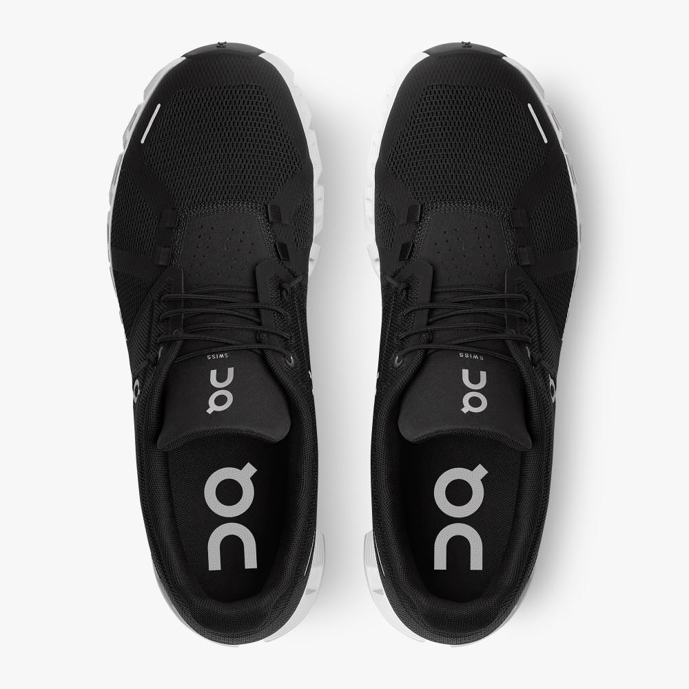 On Running 5 - the lightweight shoe for everyday performance - Black | White ON95XF177 - Click Image to Close