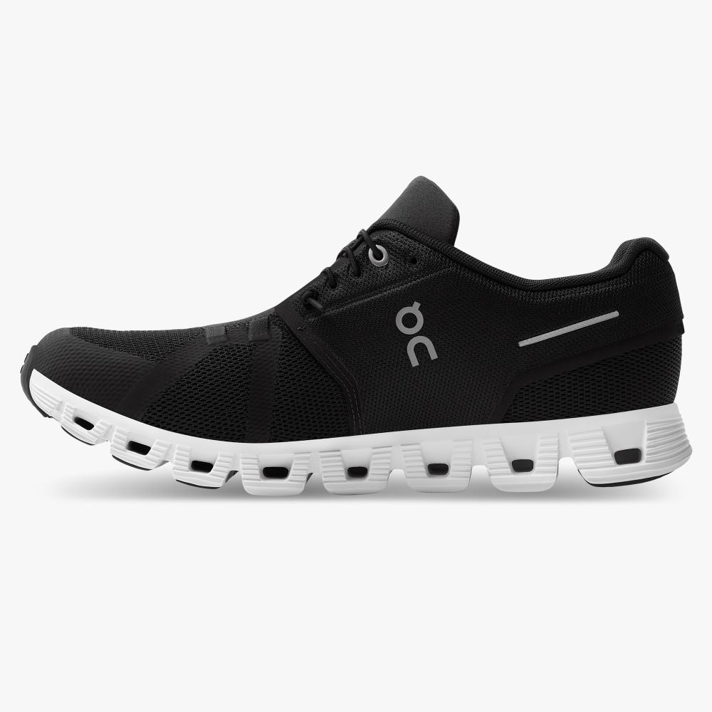 On Running 5 - the lightweight shoe for everyday performance - Black | White ON95XF177 - Click Image to Close