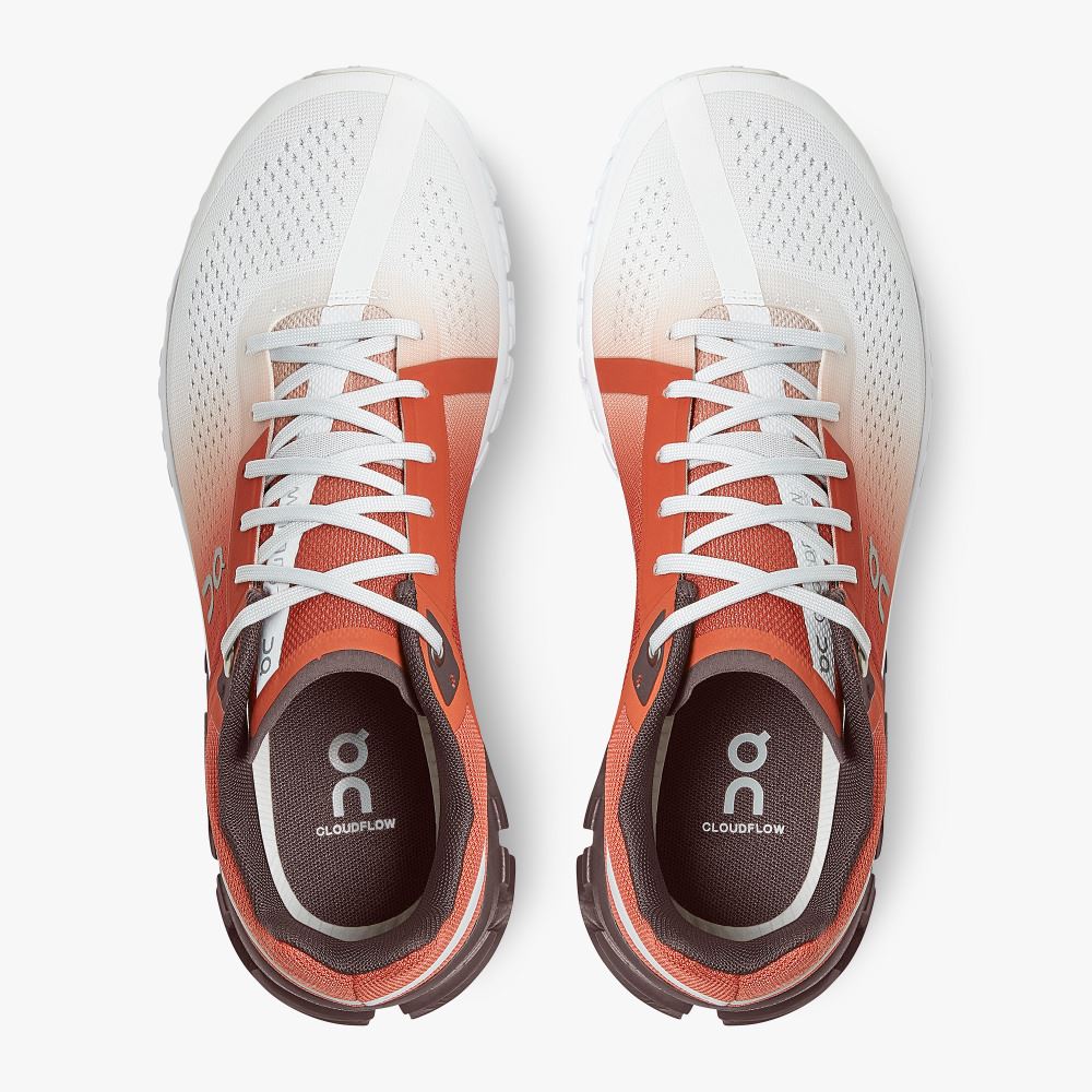 On New Cloudflow: The Lightweight Performance Running Shoe - Rust | White ON95XF128
