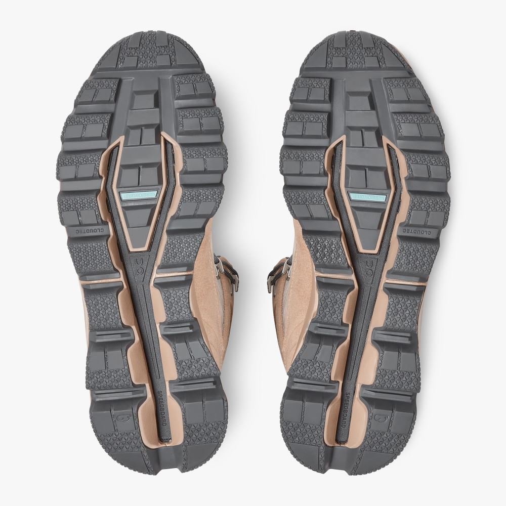 On Cloudridge: ultralight, high-comfort hiking boot - Sand | Rock ON95XF09