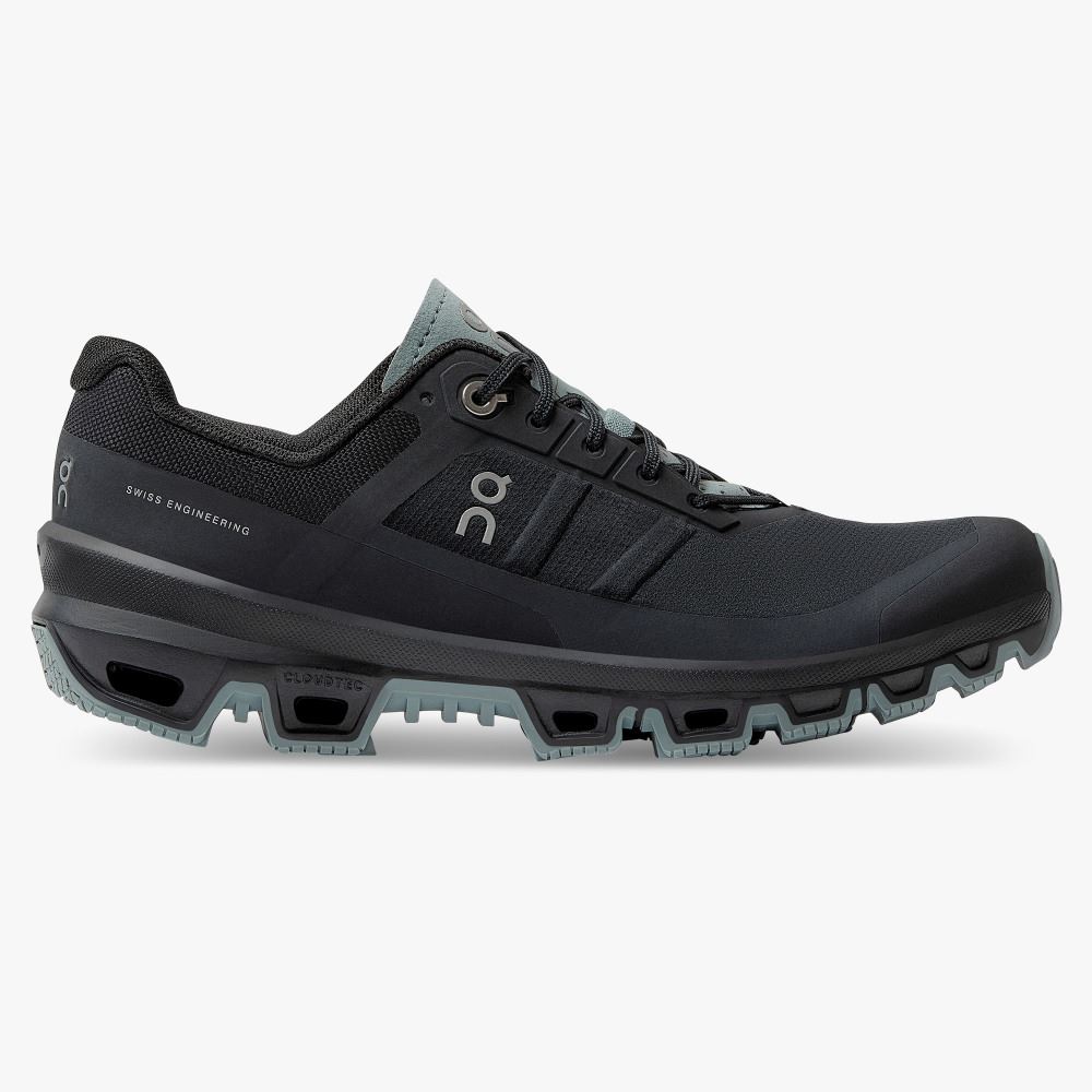 On New Cloudventure - Lightweight Trail Running Shoe - Black | Cobble ON95XF103