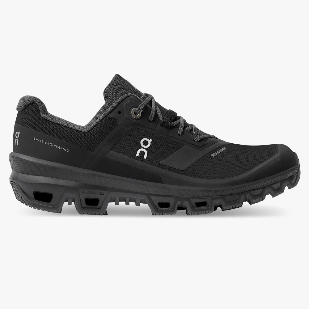 On Cloudventure Waterproof: Trail Running Shoe - Black ON95XF108 - Click Image to Close