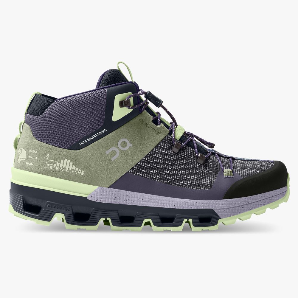 On Runningtrax: hiking boot for street and mountain peaks - Reseda | Lavender ON95XF380 - Click Image to Close