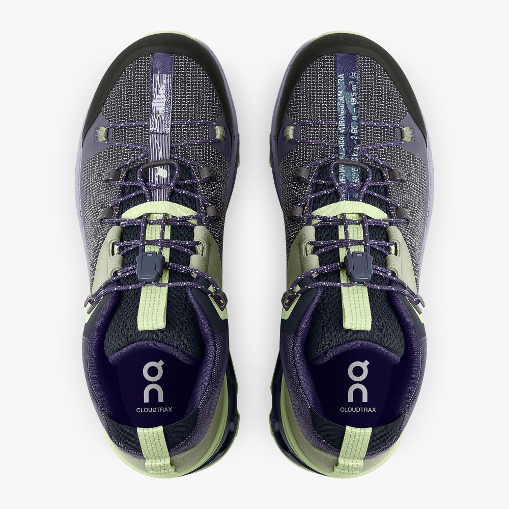 On Runningtrax: hiking boot for street and mountain peaks - Reseda | Lavender ON95XF380