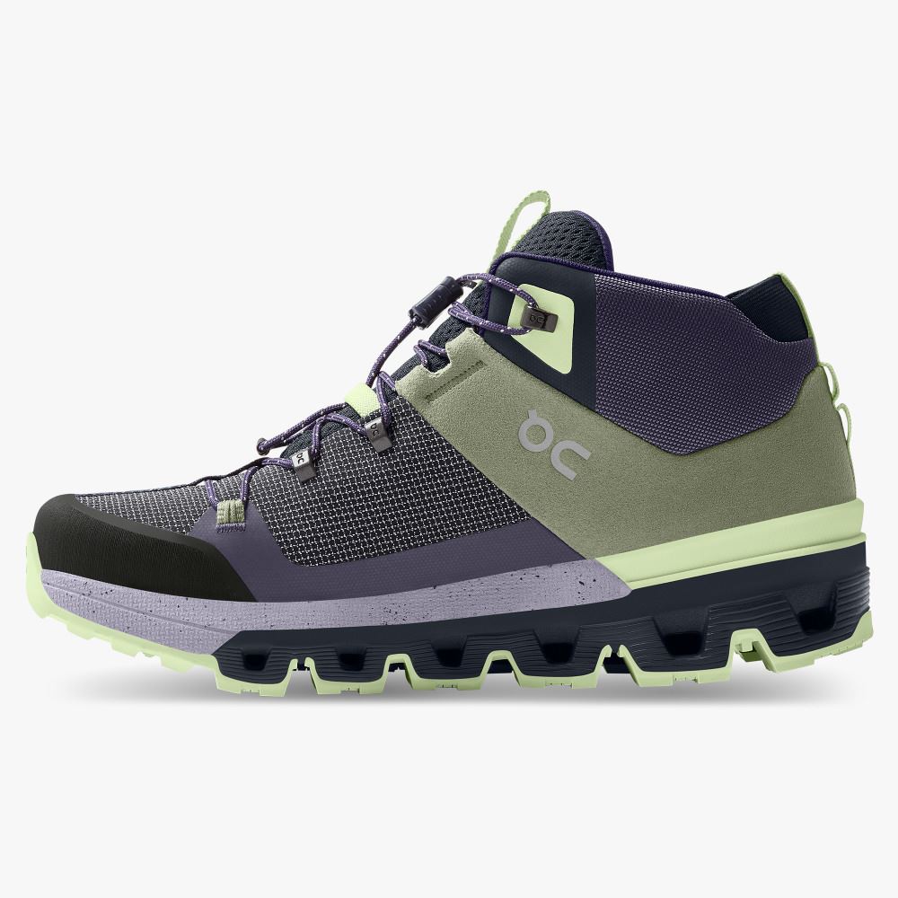 On Runningtrax: hiking boot for street and mountain peaks - Reseda | Lavender ON95XF380