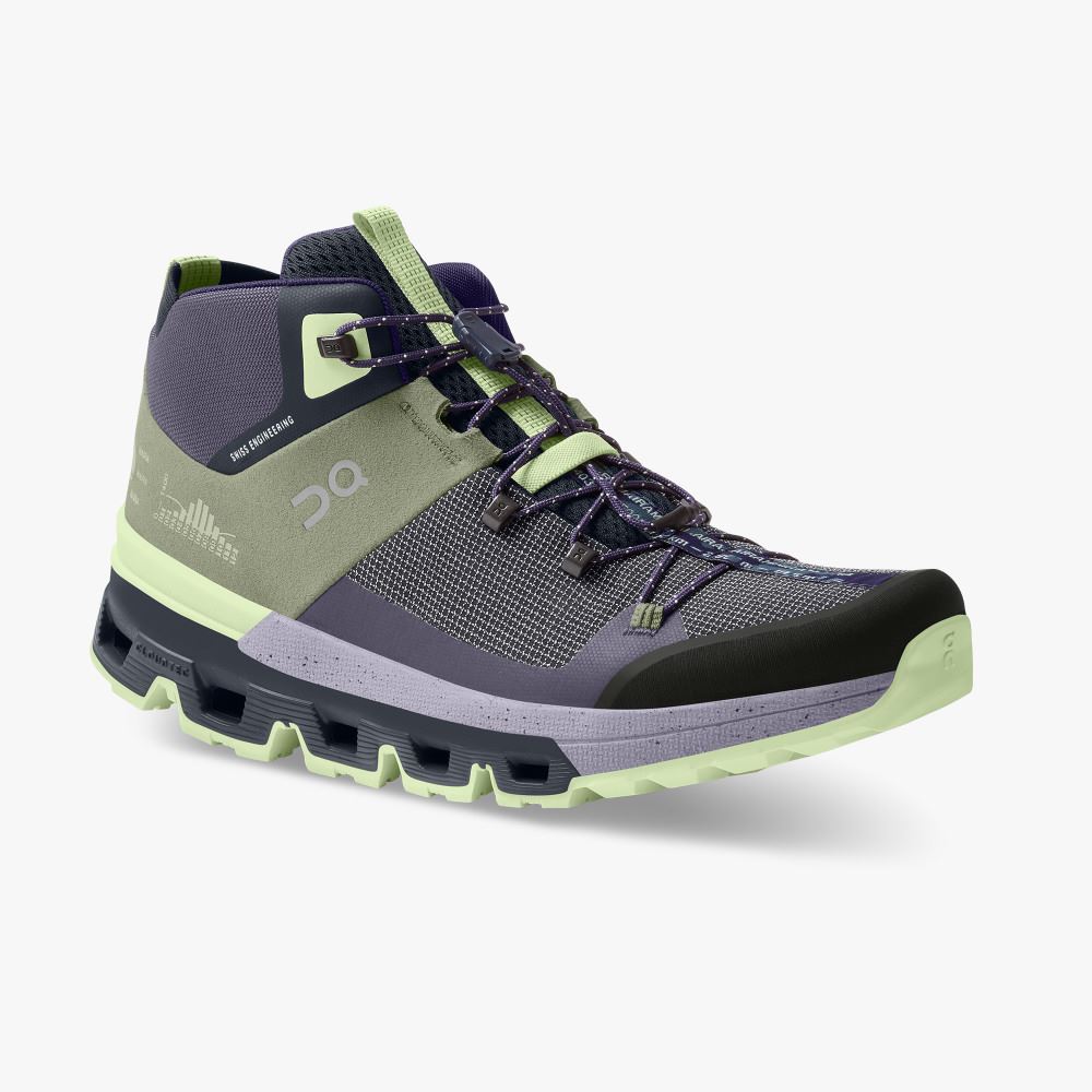 On Runningtrax: hiking boot for street and mountain peaks - Reseda | Lavender ON95XF380