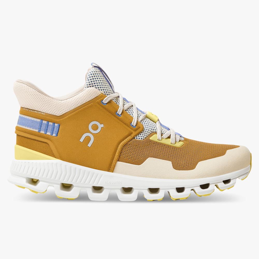 On Running Hi Edge - The street-ready sneaker silhouette - Cumin | Pearl ON95XF201 - Click Image to Close