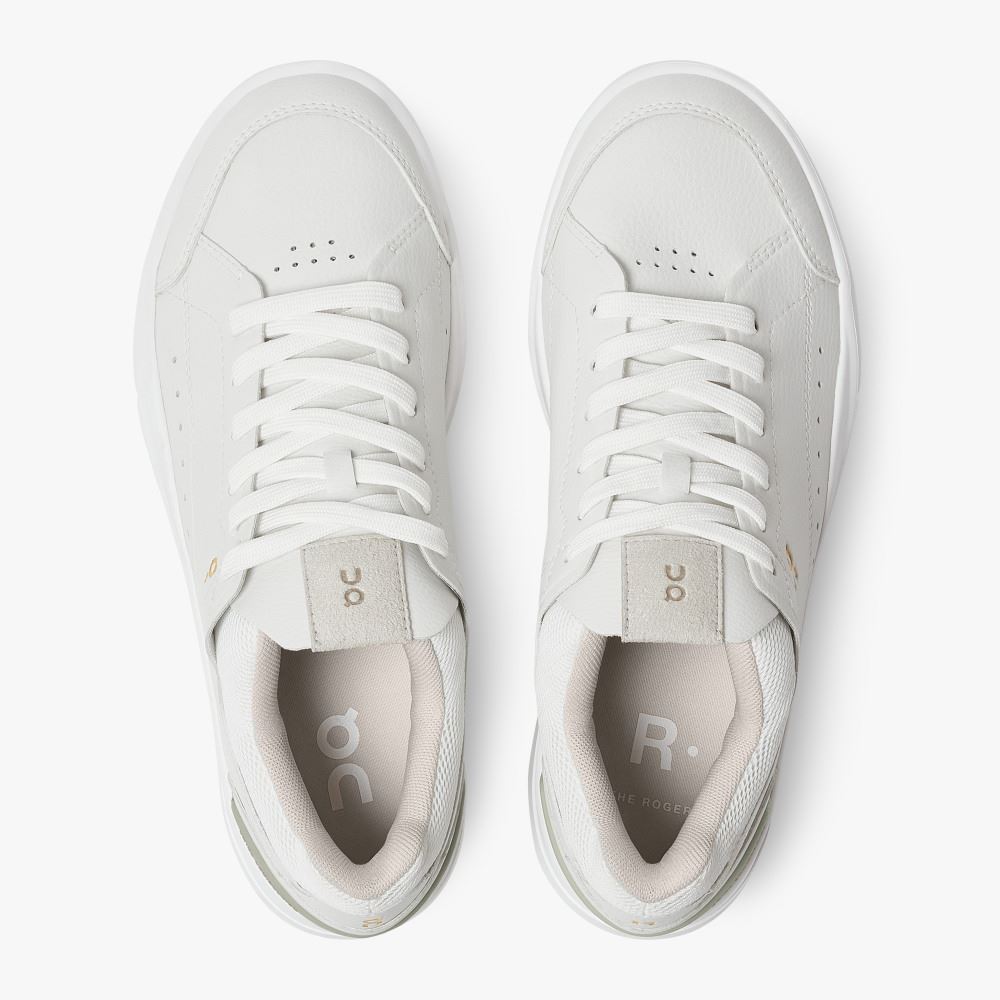 On THE ROGER: tennis-inspired sneaker by On & Roger Federer - Ice | Chalk ON95XF391