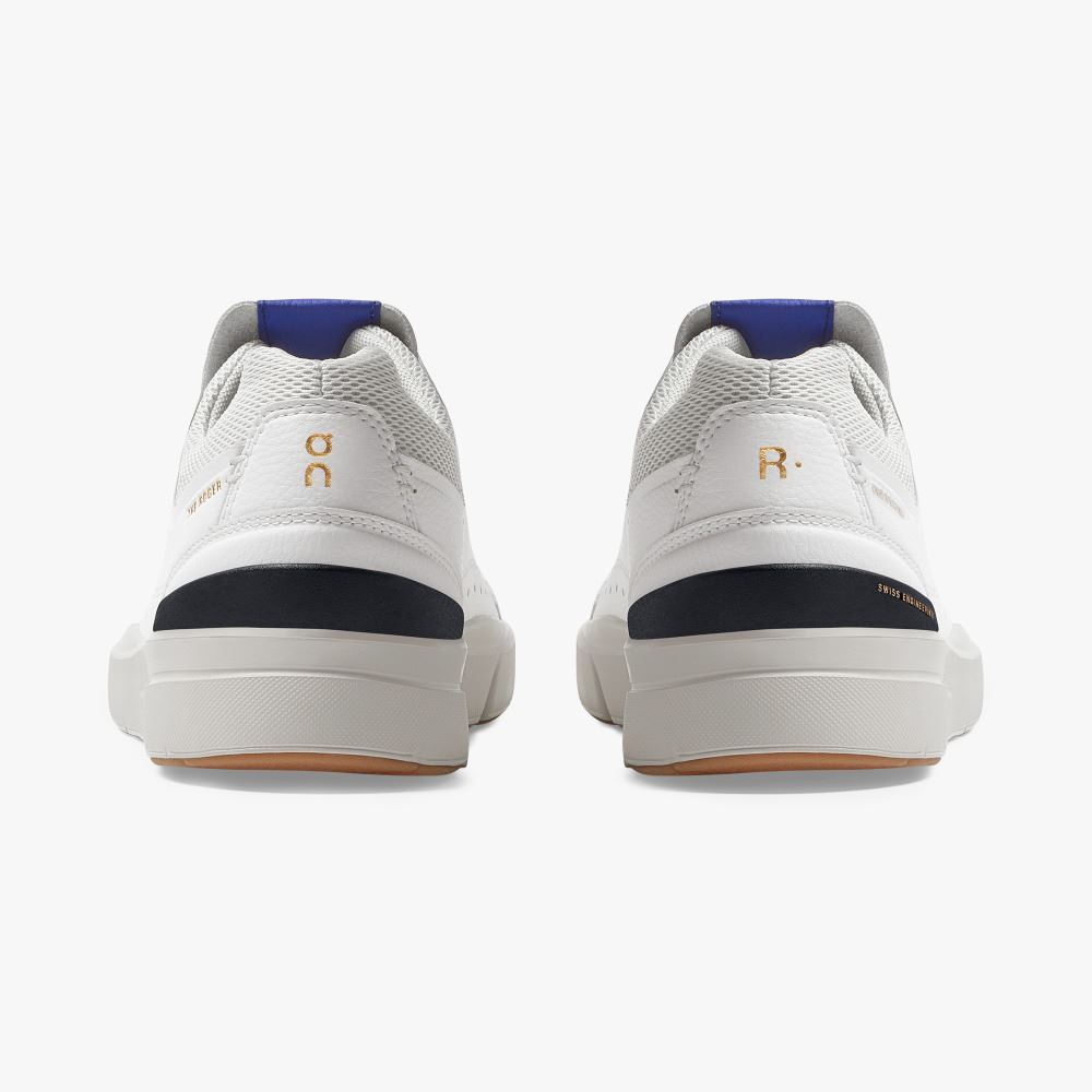 On THE ROGER: tennis-inspired sneaker by On & Roger Federer - White | Indigo ON95XF394