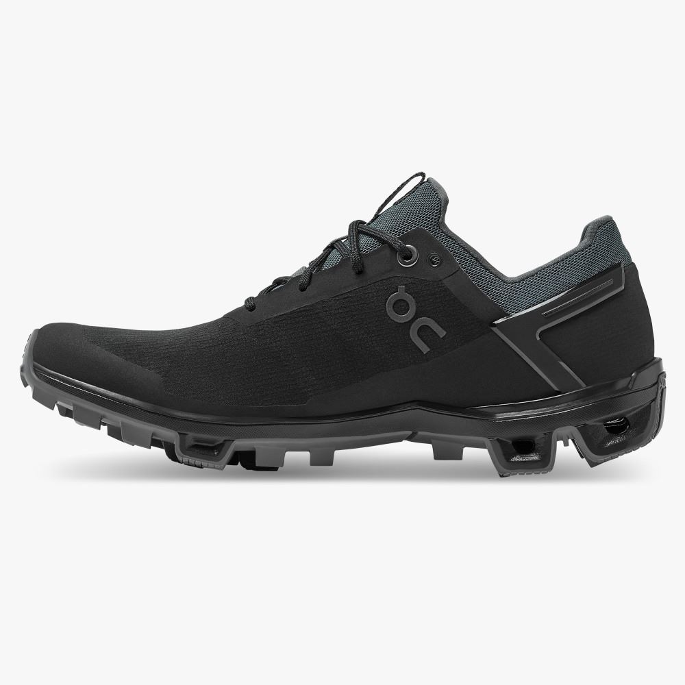 On Cloudventure Peak - Lightweight Trail Running Shoe - Black | Rock ON95XF107 - Click Image to Close