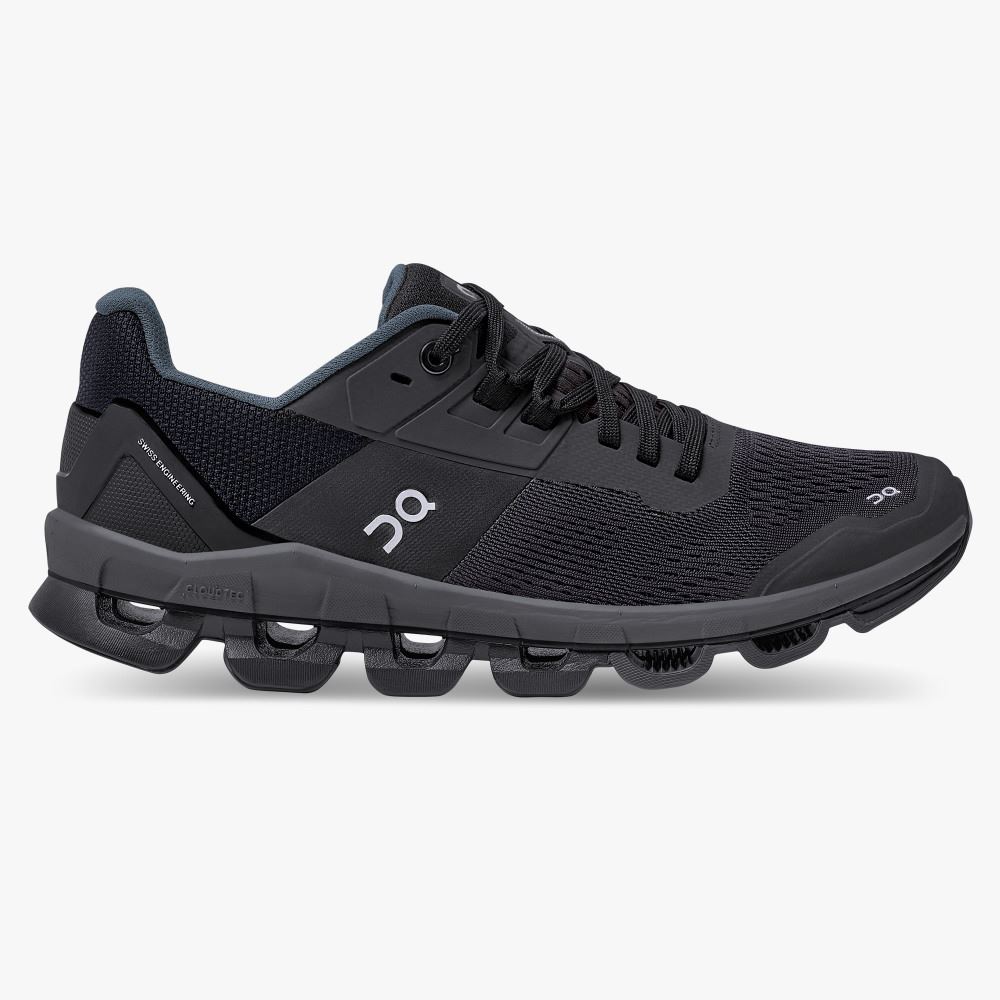 On Cloudace: supportive running shoe - Black | Eclipse ON95XF118