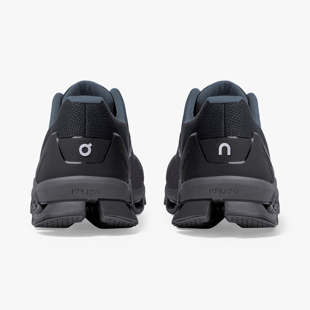 On Cloudace: supportive running shoe - Black | Eclipse ON95XF118 - Click Image to Close