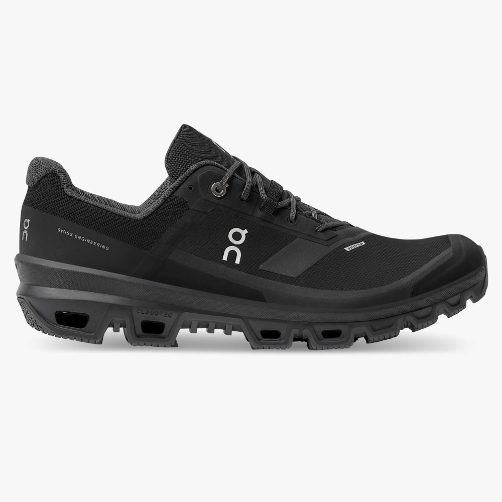 On Cloudventure Waterproof: Trail Running Shoe - Black ON95XF69