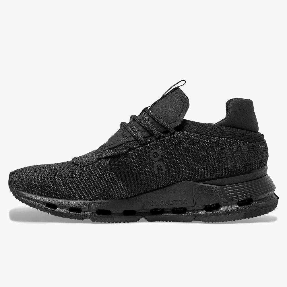 On Runningnova - The lightweight sneaker for all-day comfort - Black | Eclipse ON95XF372