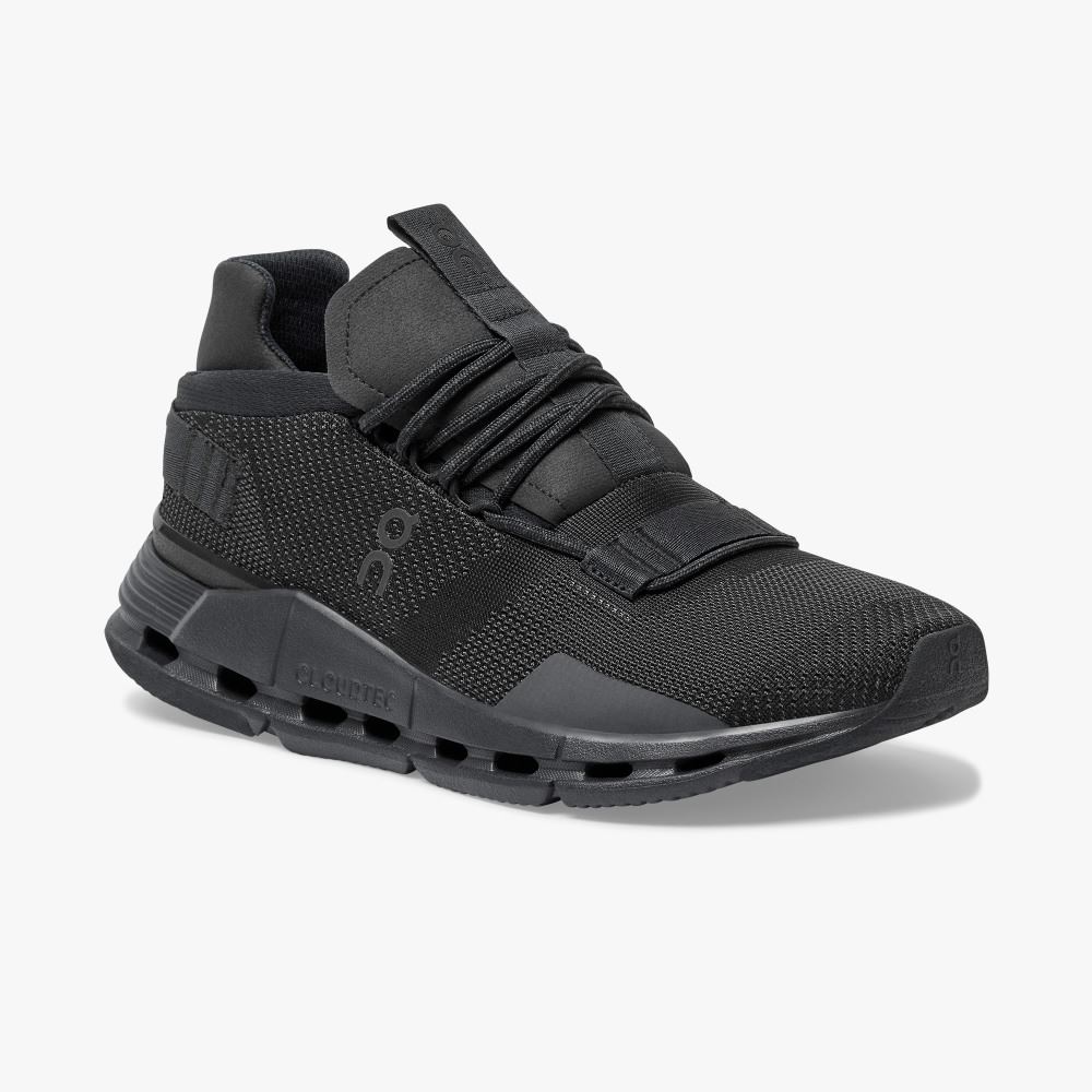 On Runningnova - The lightweight sneaker for all-day comfort - Black | Eclipse ON95XF372