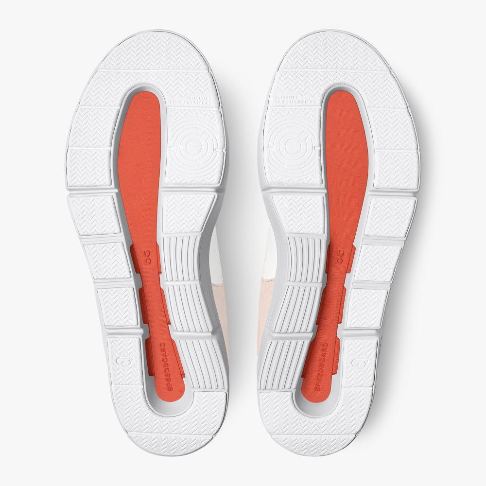 On THE ROGER Clubhouse: the expressive everyday sneaker - Rose | White ON95XF402