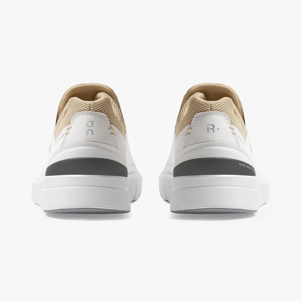 On THE ROGER Advantage: the versatile everyday sneaker - White | Sand ON95XF390