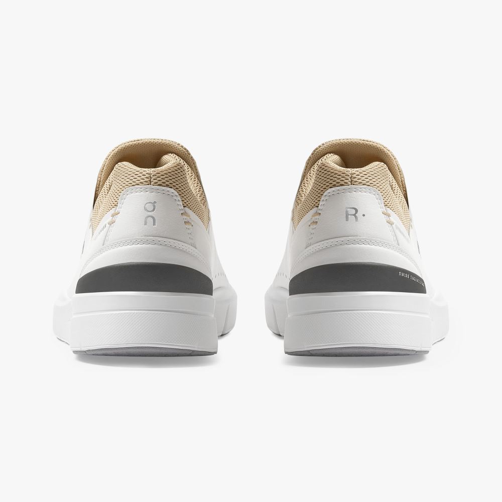 On THE ROGER Advantage: the versatile everyday sneaker - White | Sand ON95XF390