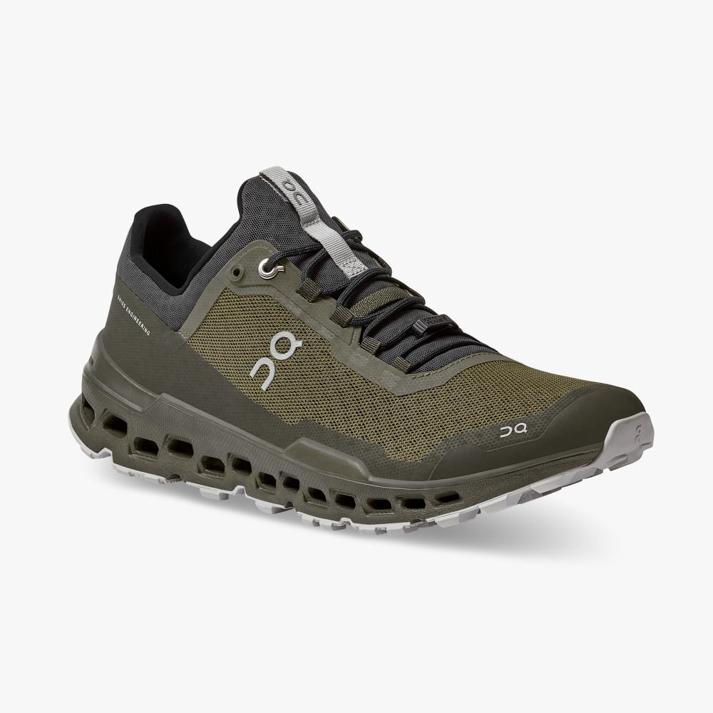 On Runningultra: cushioned trail running shoe - Olive | Eclipse ON95XF16