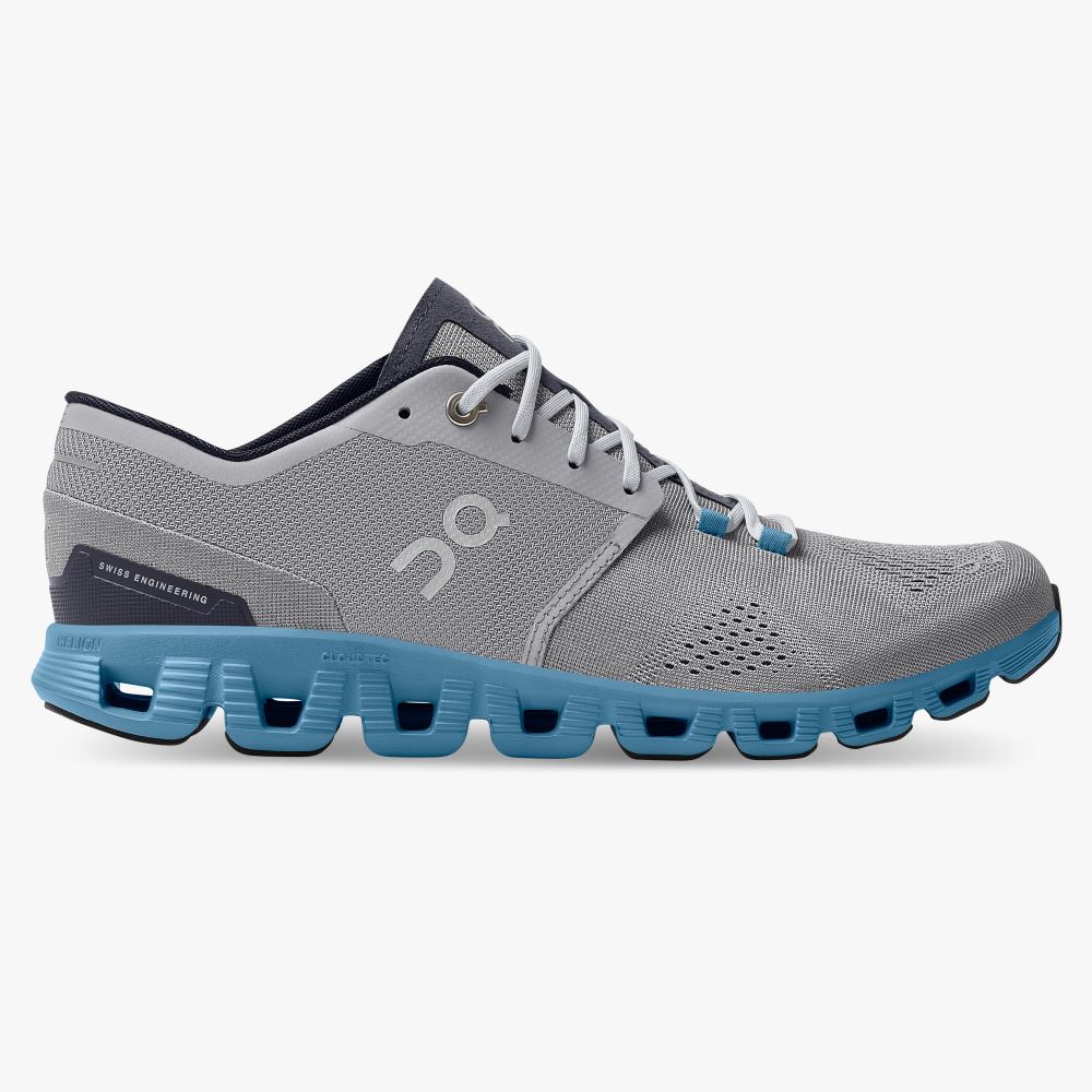 On New Cloud X - Workout and Cross Training Shoe - Alloy | Niagara ON95XF238