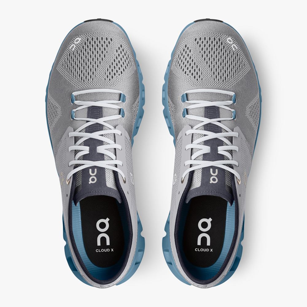 On New Cloud X - Workout and Cross Training Shoe - Alloy | Niagara ON95XF238