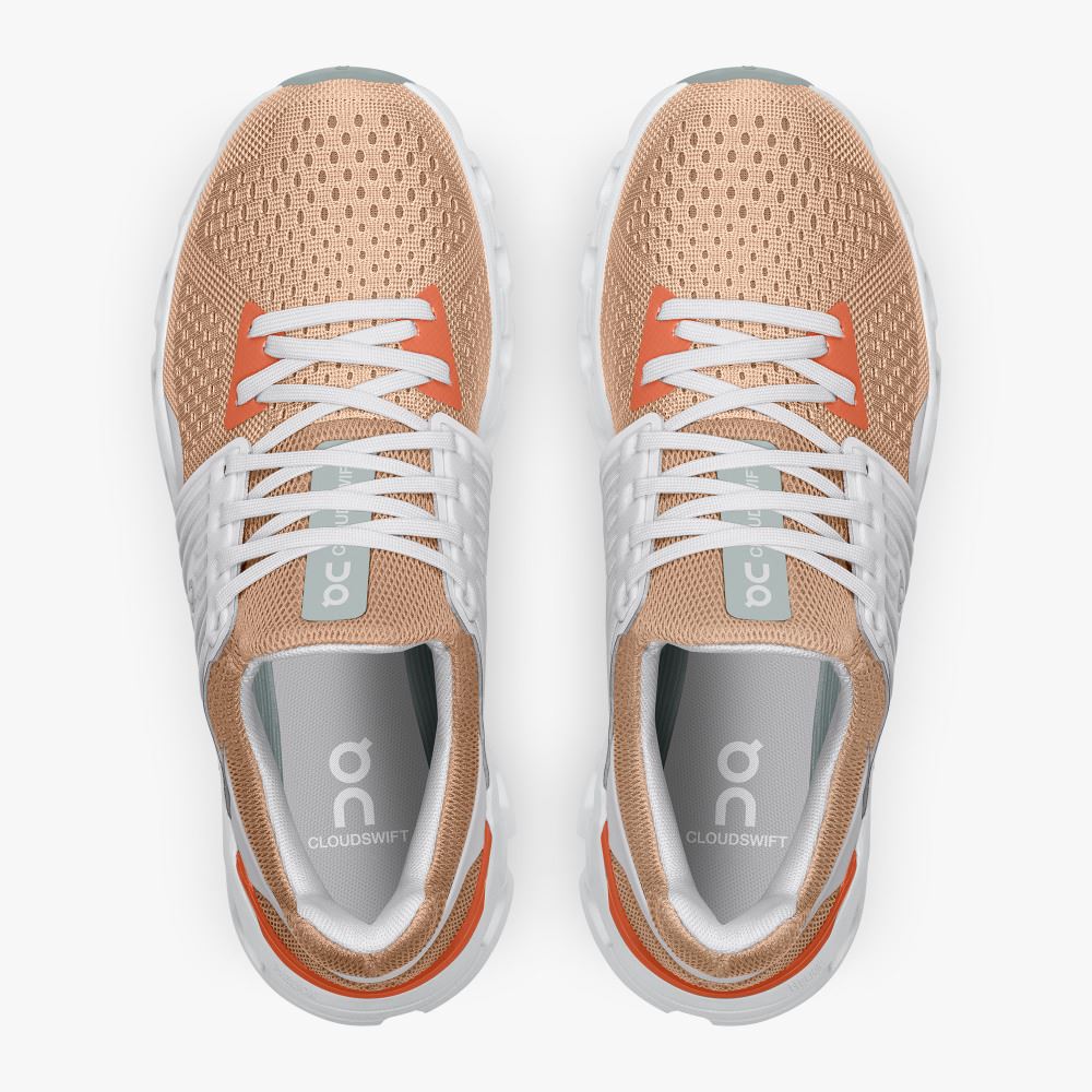 On Cloudswift - Road Shoe For Urban Running - Copper | Frost ON95XF378