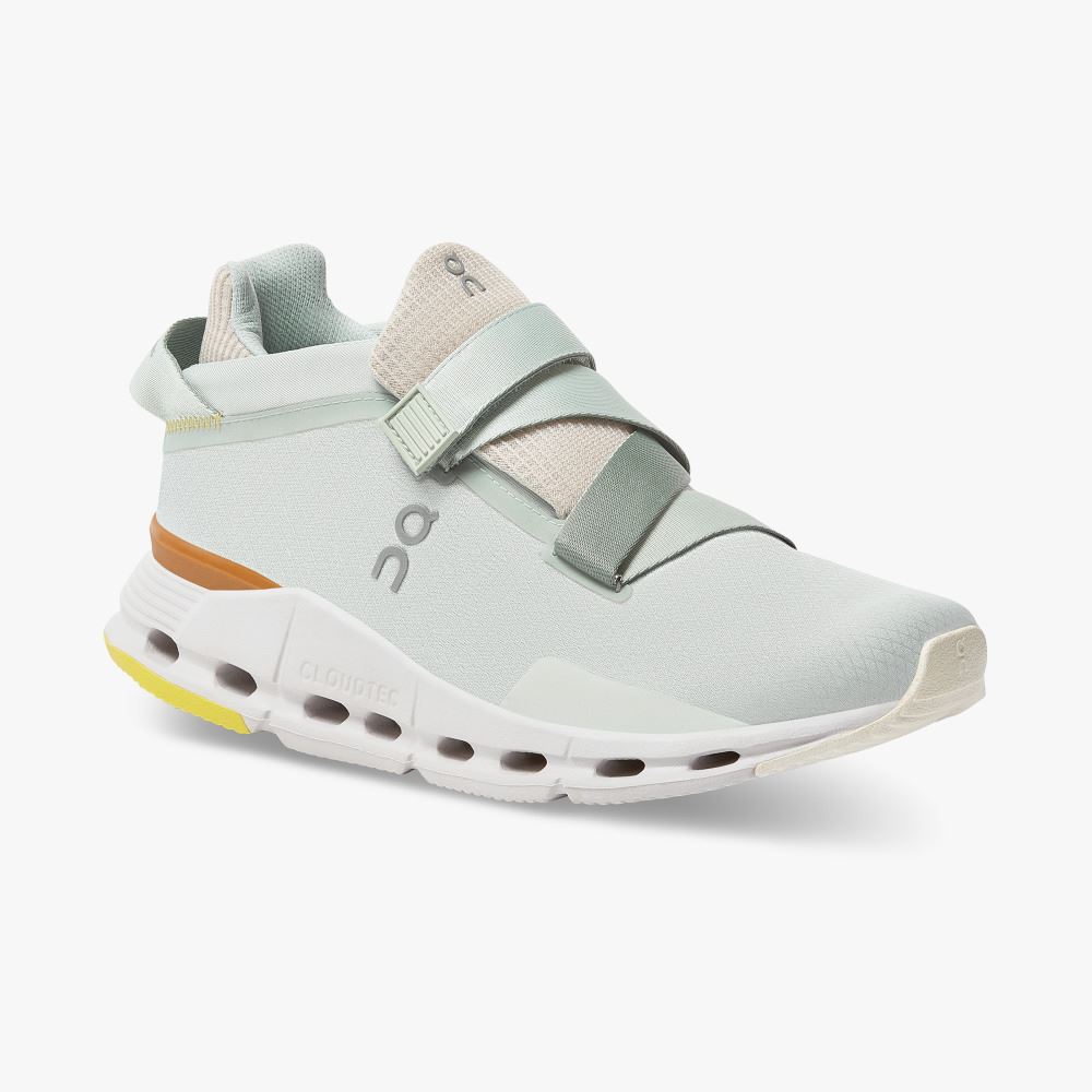 On Runningnova Wrap: women's exclusive performance sneaker - Leaf | Cumin ON95XF370