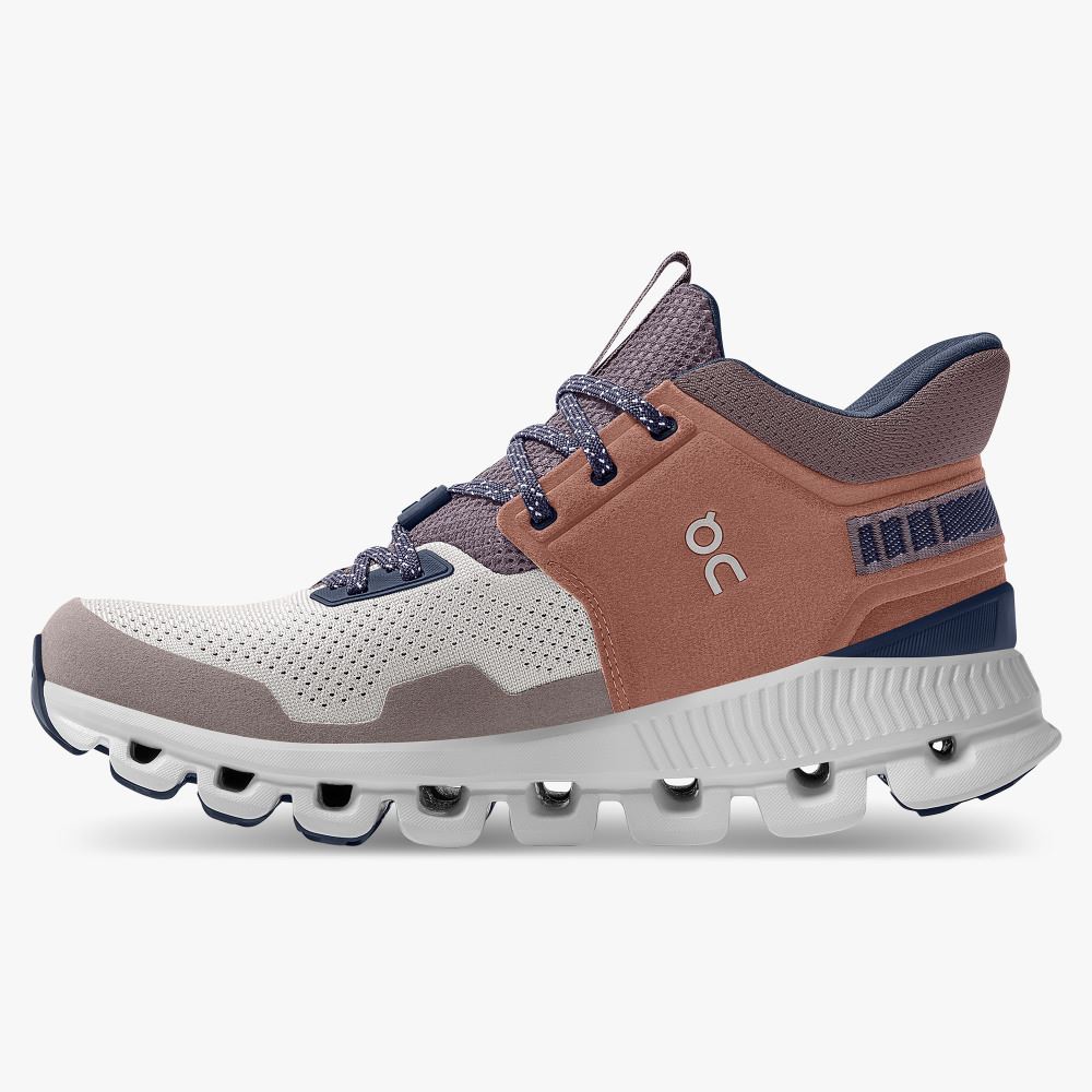 On Running Hi Edge - The street-ready sneaker silhouette - Pecan | Clay ON95XF325