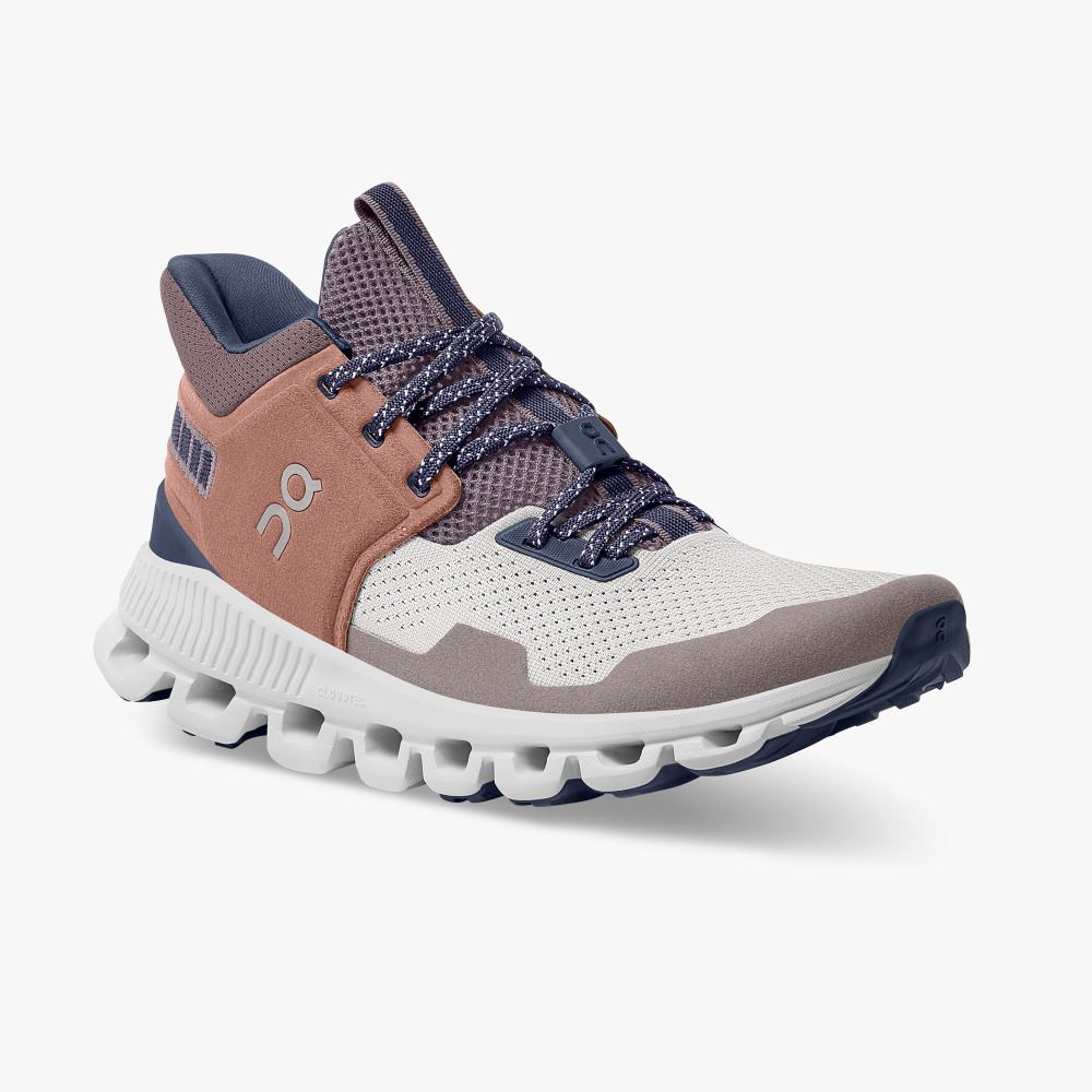 On Running Hi Edge - The street-ready sneaker silhouette - Pecan | Clay ON95XF325