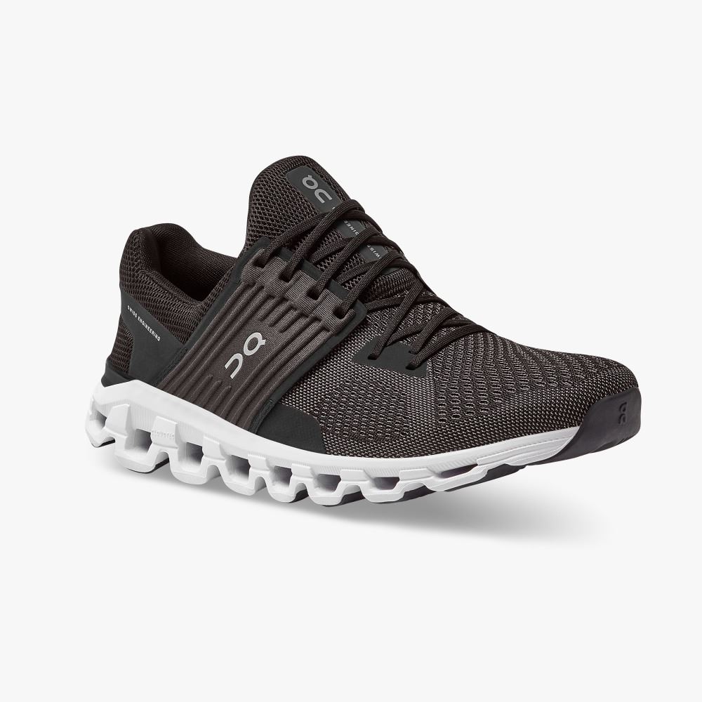 On Cloudswift - Road Shoe For Urban Running - Black | Rock ON95XF60