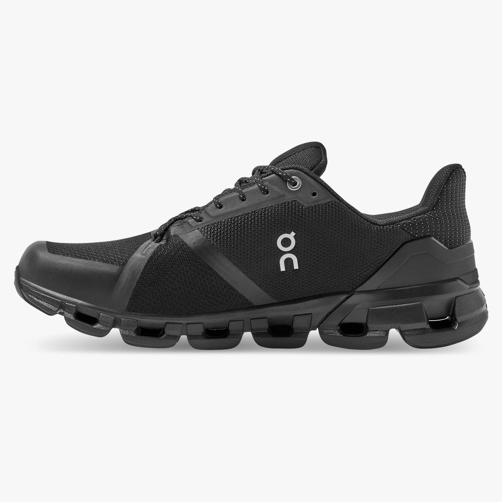 On Cloudflyer Waterproof - Waterproof Stability Running Shoe - Black | Lunar ON95XF51