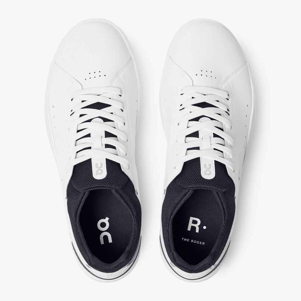 On THE ROGER Advantage: the versatile everyday sneaker - White | Midnight ON95XF387