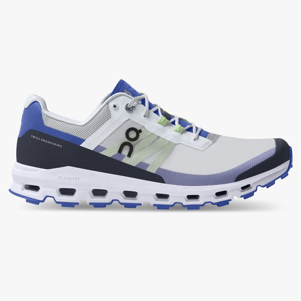 On The Cloudvista: Lightweight Trail Running & Hiking shoe - Frost | Ink ON95XF06